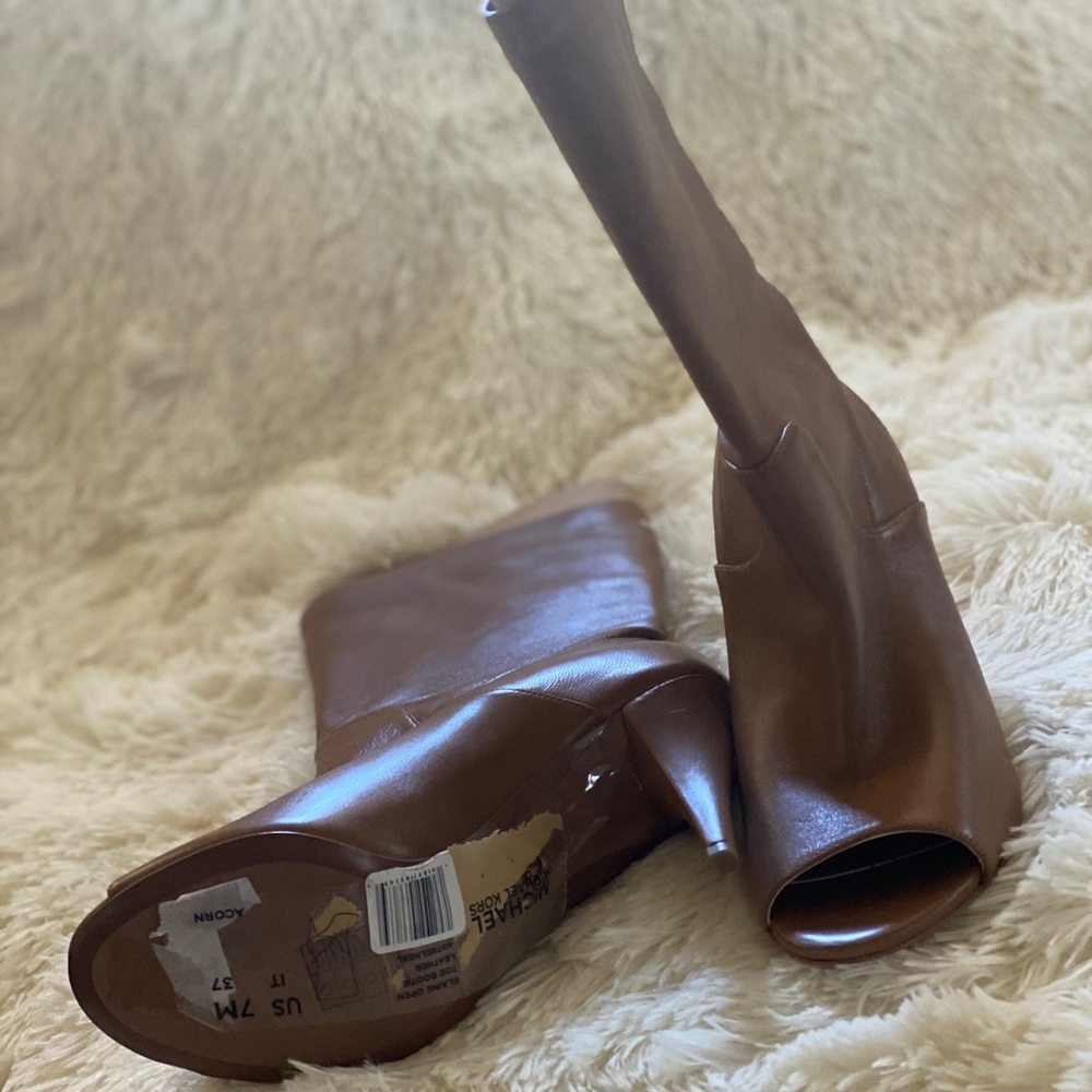 New Michael Kors (No Box) 
Elaine Open Toe Bootie